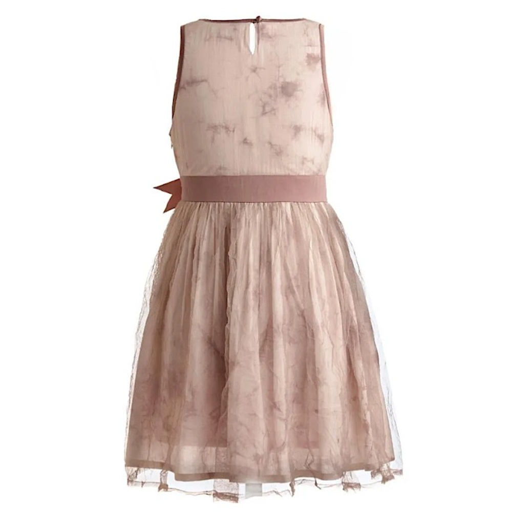 ANTHROPOLOGIE #97 Sleeveless Mesh Origami Bow Gift Wrapped Dress LARGE - Picture 2 of 3